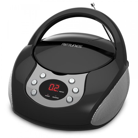 Riptunes Boombox CD/Radio BLK