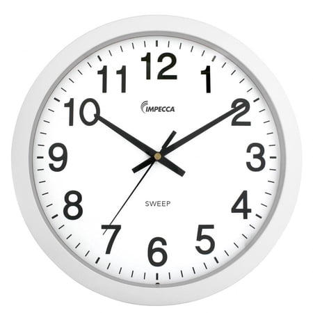 Wall Clock 14" White/WHT Impe