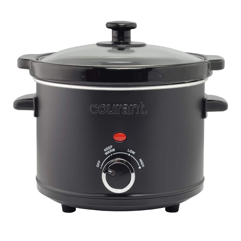 2½ qt Oval Slow Cooker Black
