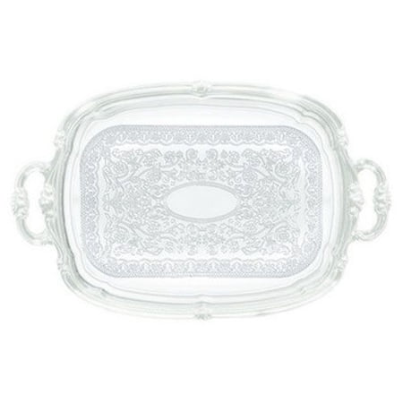 Tray w/ Handles Oblong Chrome
