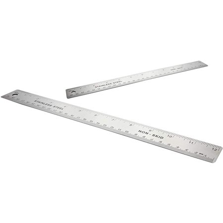 Enday 12" Ruler StainlessSteel