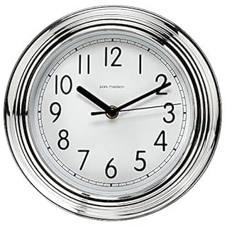 Wall Clock 9" Chr Park Madison