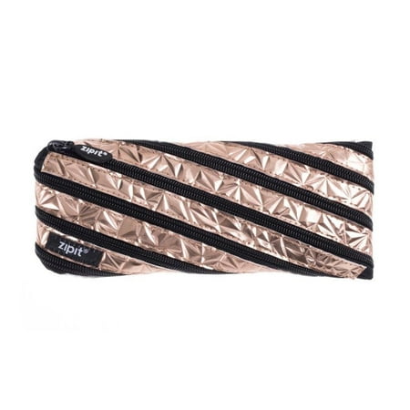 zipit Metallic Pouch Rosegold