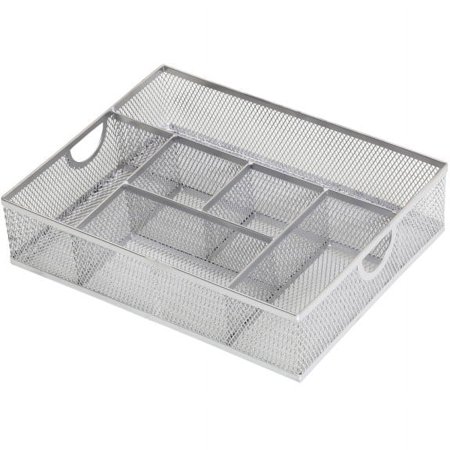 Vanity Organizer 6-comp Mesh