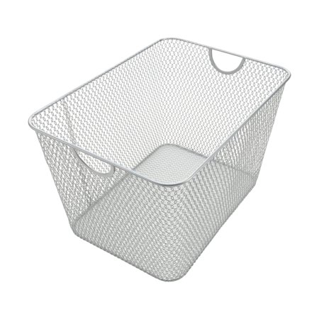 Mesh basket 14x10x9 Silver YBM
