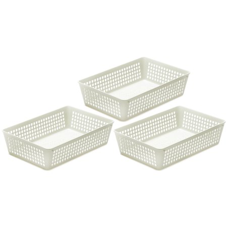 Basket 9x6 3pk. White