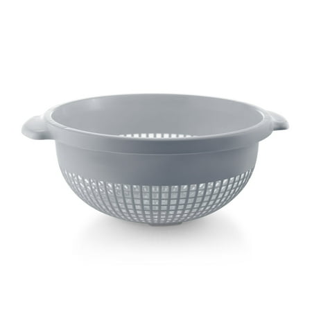 Colander Large 14" Grey