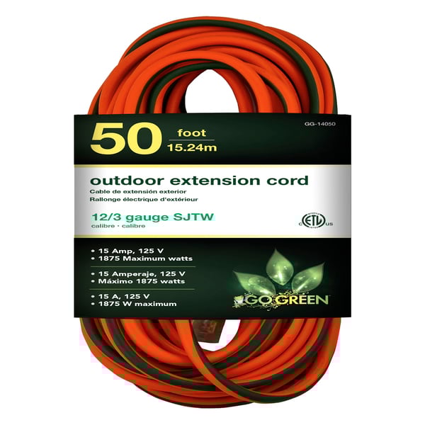 Extension Cord 50' OutDr 12g+L