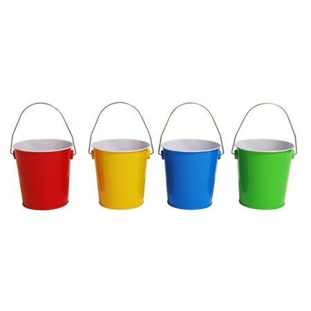 Tin Pail Assorted 4" x 4"