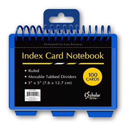 Index Card Spiral Poly 3x5 1Q