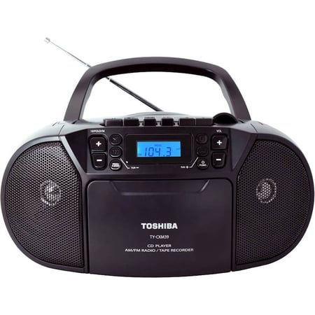Boombox Cass/CD/FM/ BLK Toshib