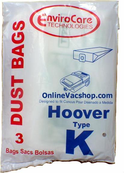 Vac Bag Hoover K 3ct