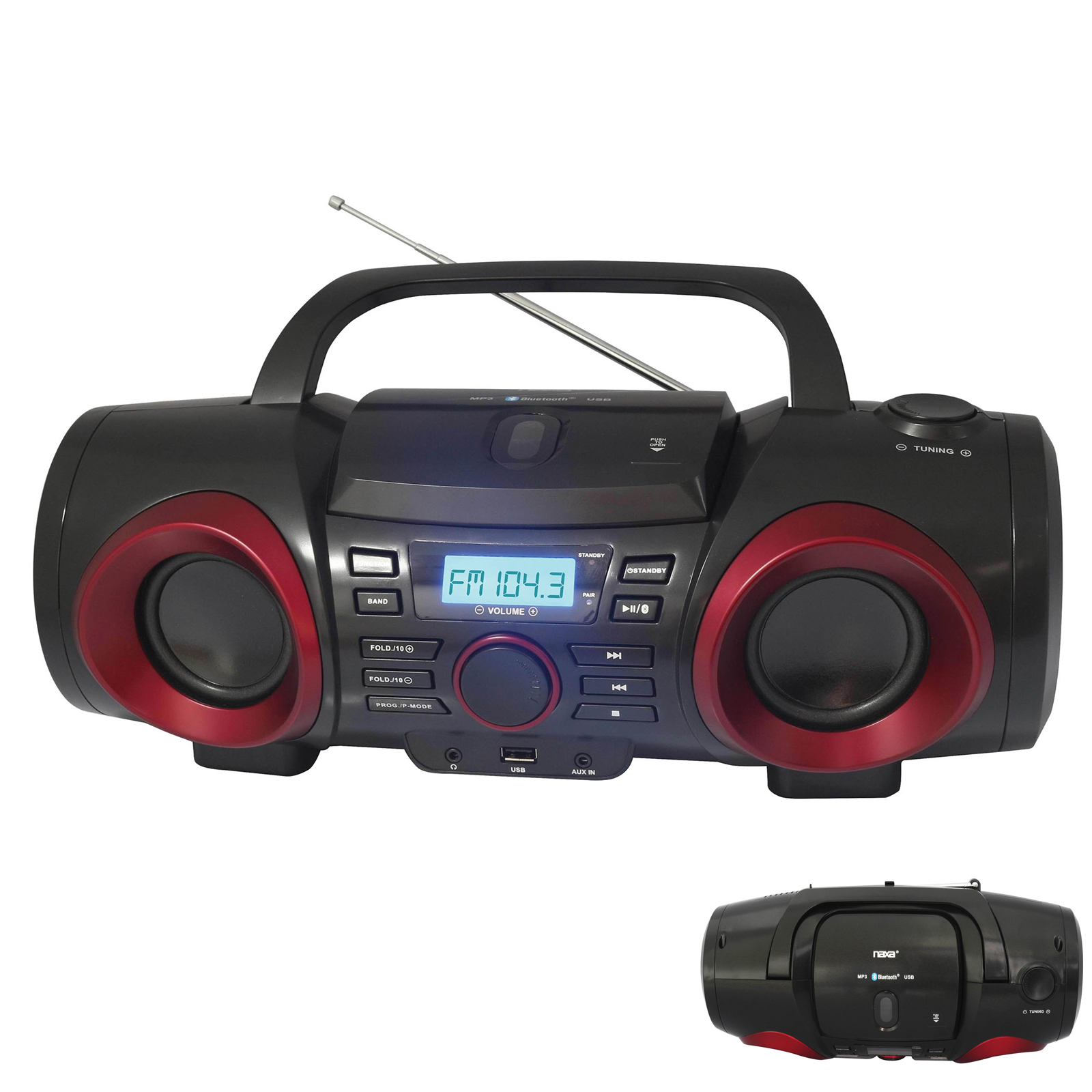 Boombox MP3/FM/Casette/USB NAX
