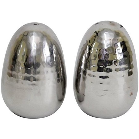 Hammered S & P "Egg" Silve Lrg