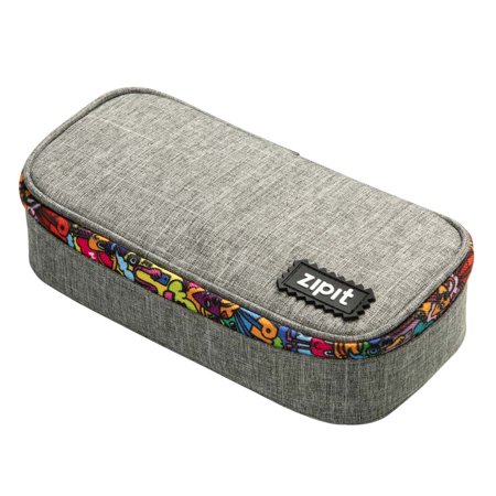 zipit Jumbo Pencil Case Grey