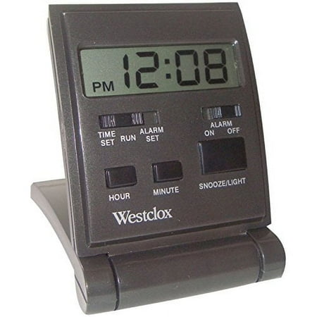 Westclox Travel Clock Black
