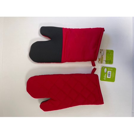 Oven Mitt RED Cotton A4U