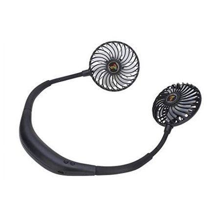 Neck Fan /LED Lites BLACK