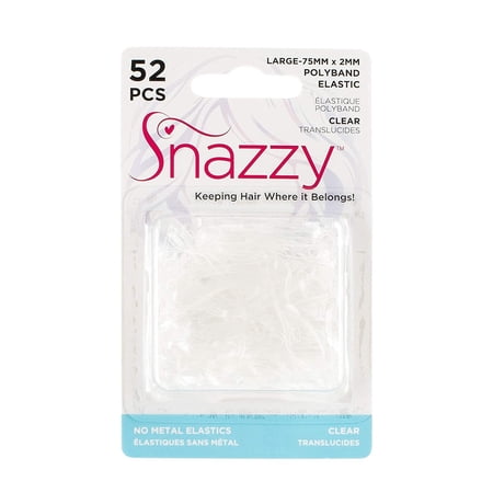 Hair Elastic CLR 75x2 52c Snaz