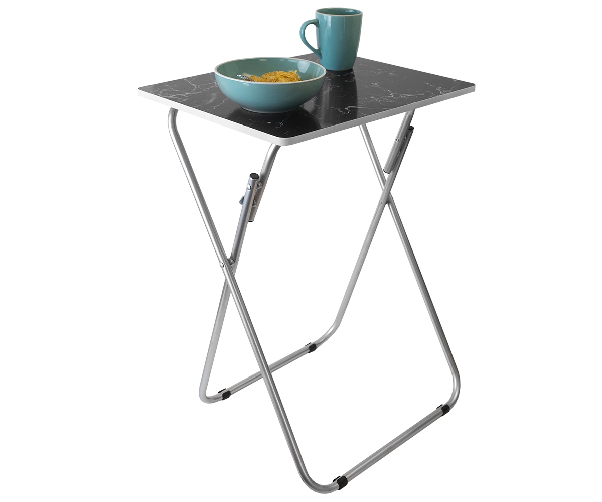 Table 19x15x26 Black Marble