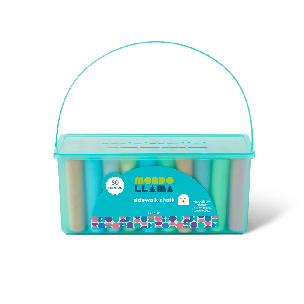 Sidewalk Chalk 50ct Bucket