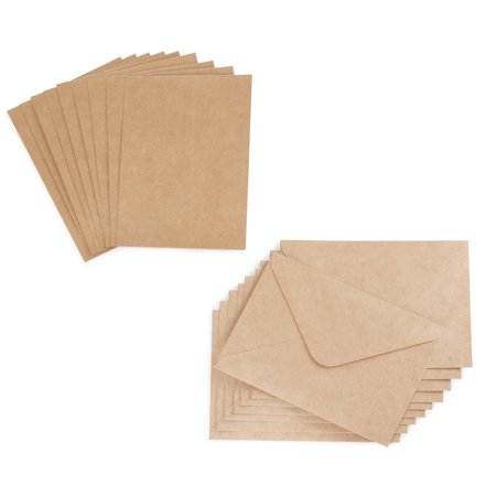 Blank Kraft Cards & Envelopes
