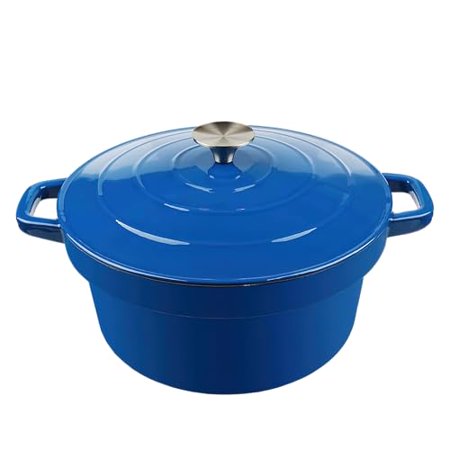 6qt Cast Iron Dutch Oven BLUE