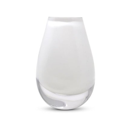 Vase 6" 2-Wall White_Vivience