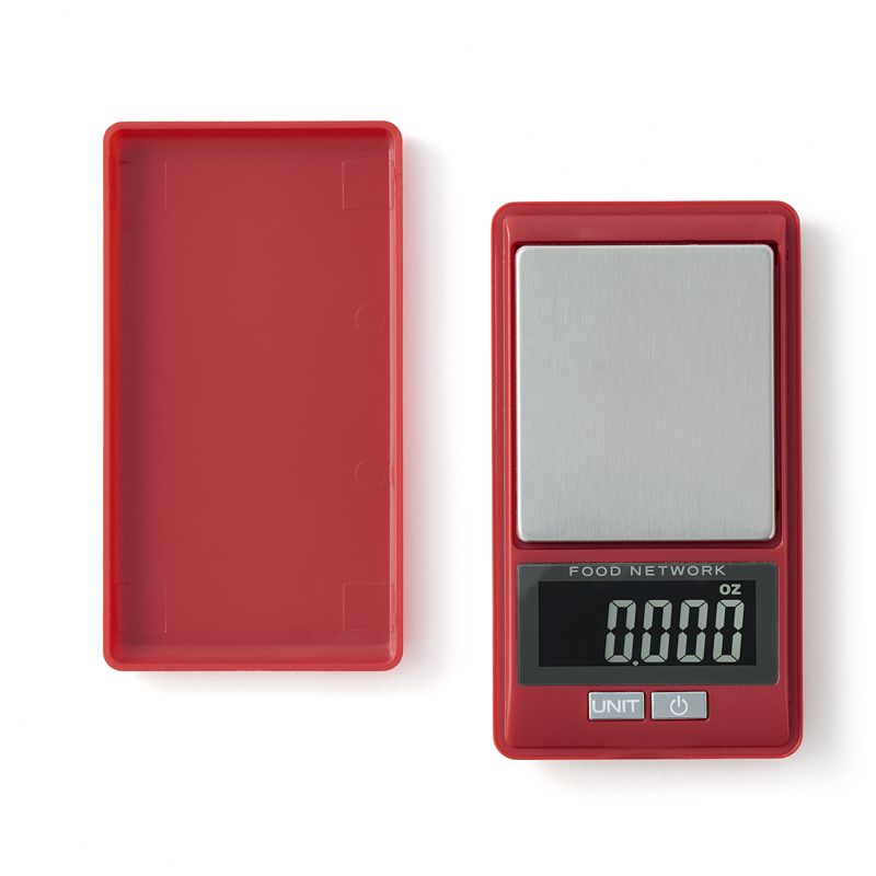 Food Scale Digital 16oz Red FN