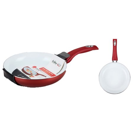 Frypan 9.5" Ceramic Wht/Red
