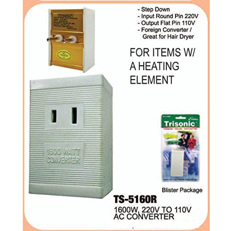 Converter 1600W Round pin