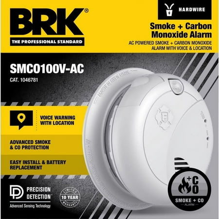 Smoke/CO Alarm HW Voice BRK
