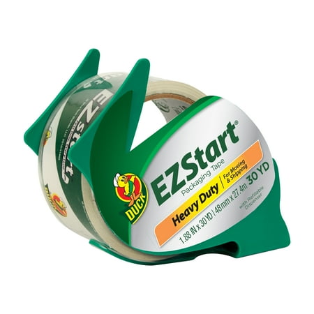Clear Tape 30yds w/Cutter Duck
