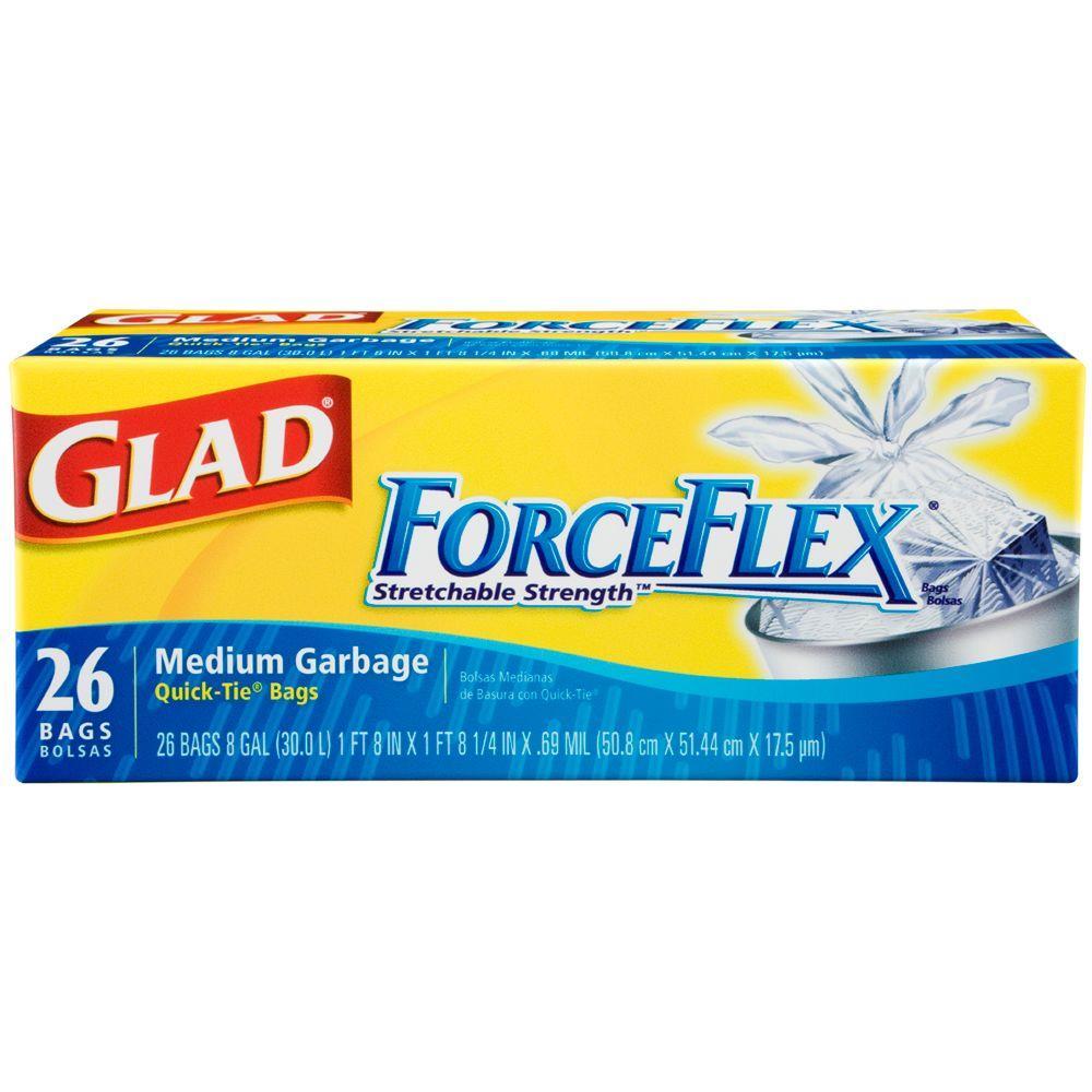 Glad Medium ForceFlex 26ct.