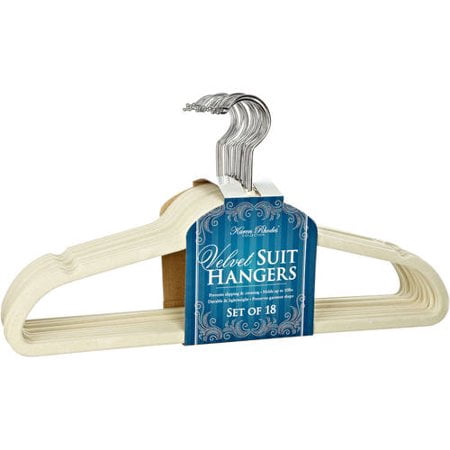 Hanger-Velvet-Ivory-18pk