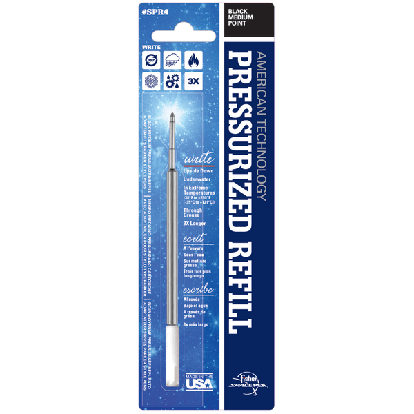 Fisher Space REFILL PR BLK MD