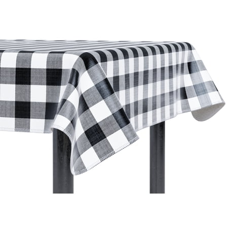 Flannel TC 60x120 Gingham Blac