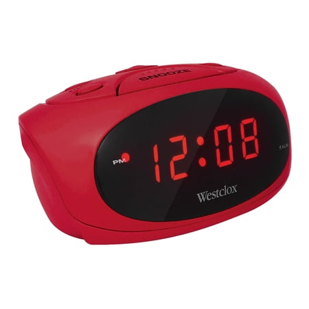 Westclox LED Alarm Cloc 70044R