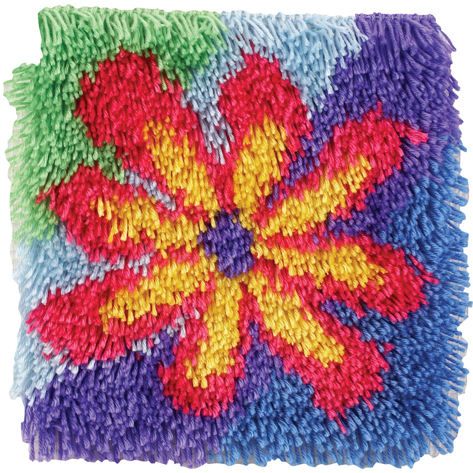 Latch Hook 12x12 Flower Power