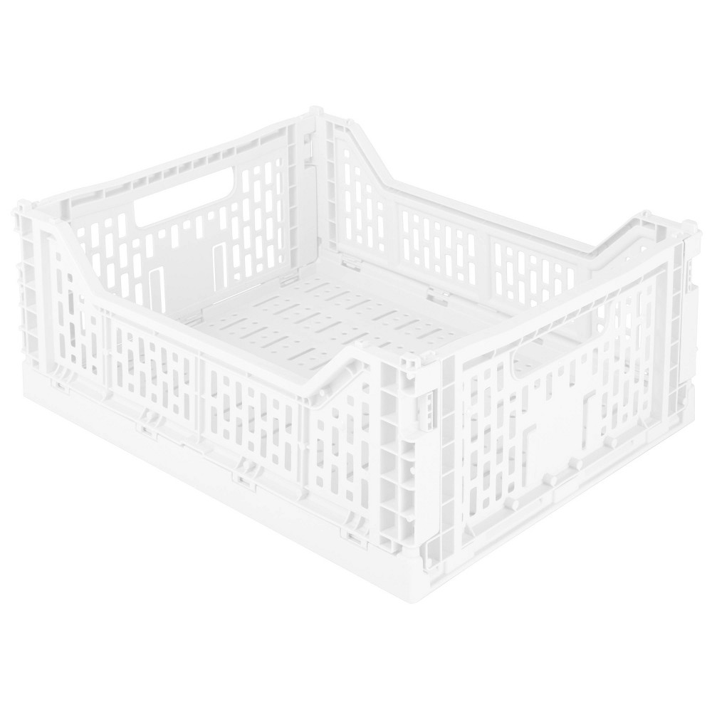 Collapsible Crate 15L White