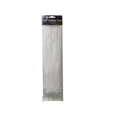 Cable Ties 12" White - 100ct