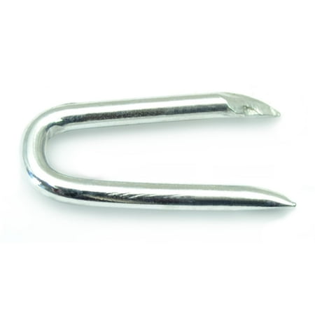 Fence Staples Zinc 1.25"  4 oz
