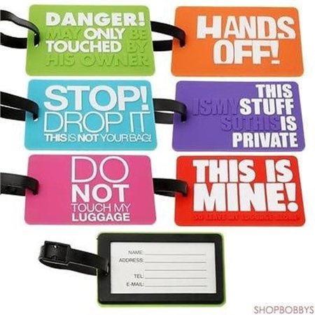 Luggage Tag 2ct PVC