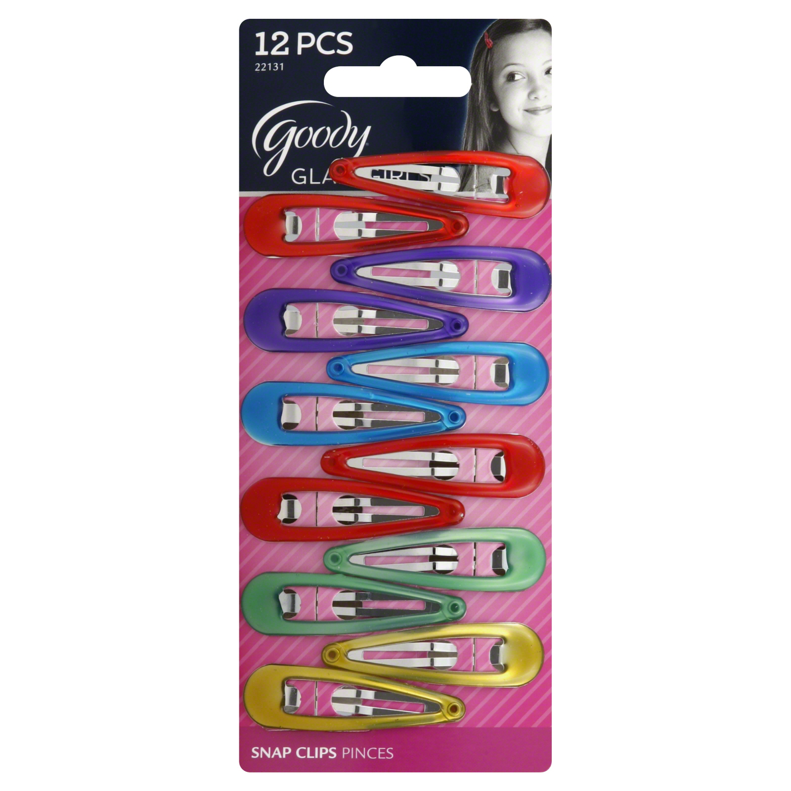 Goody Jelly Snap Clips 12pk.