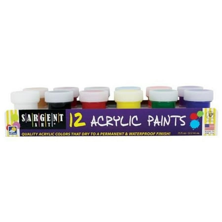 Sargent Art 12 Jar Acrylic Pai