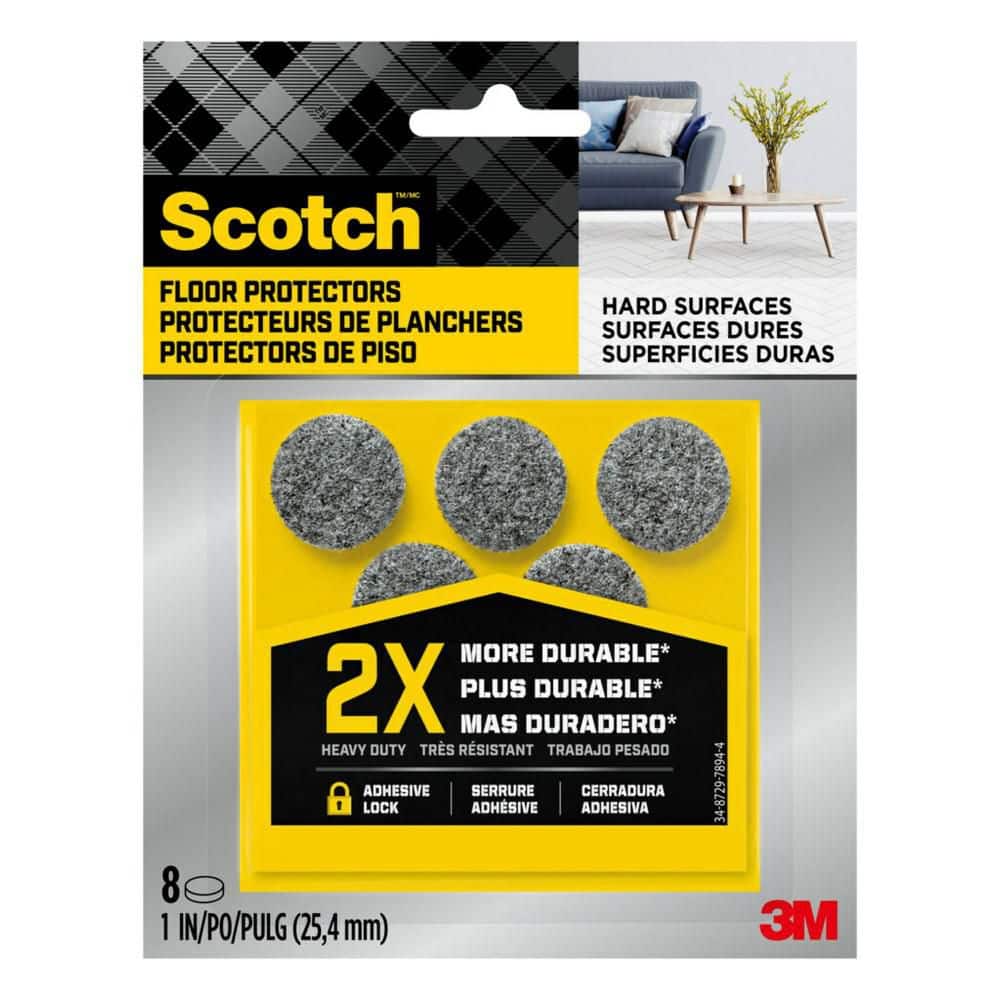 Felt Floor Protector 1" HD 8pk