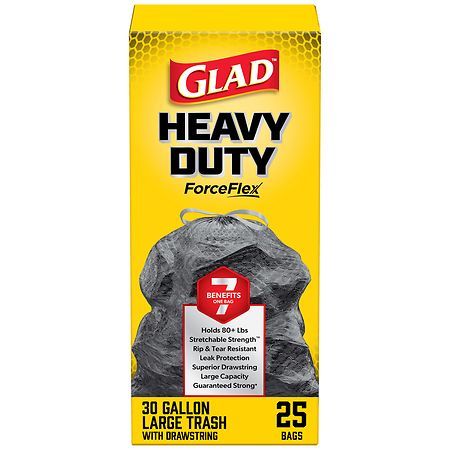 Glad Trash Drawstring Forc 25c