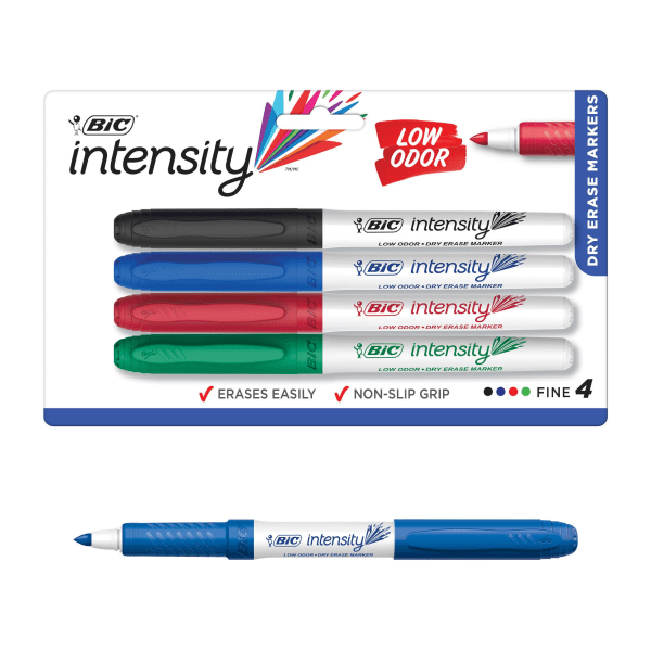 Dry Erase Fine LOW 4ct Bic