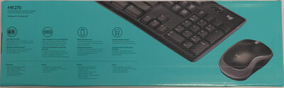 Keyboard and Mouse Wireless BK