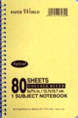 Spiral Notebook 5" x 8" (Side)